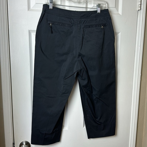 COMO SPORT Black Capri Golf Pants Made in Italy - Size 10 - Picture 5 of 7